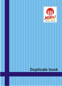 Miraj Multicolour Duplicate Book